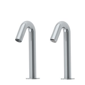 Csaba Petite DUO Бесконтактные смеситель и дозатор жидкого мыла для раковины - Touch-free deck-mounted electronic faucet & touchless soap dispenser - CSABA PETITE DUO