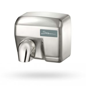 Электронная сушилка для рук SHD-S - Electronic hand dryer. Stainless steel cover with chrome satin finish