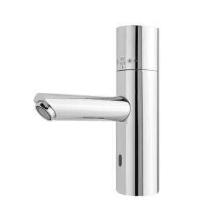 Бесконтактные смеситель для раковины Trendy T Touchless Deck Faucet Thermostatic and touch free electronic faucet for deck mounted installations Trendy 1000T