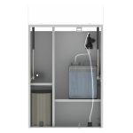 Модуль SA дозатор мыла воздуха за зеркалом - SA module - behind mirror soap air dispenser