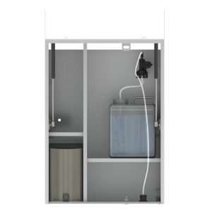 Модуль SA дозатор мыла воздуха за зеркалом - SA module - behind mirror soap air dispenser