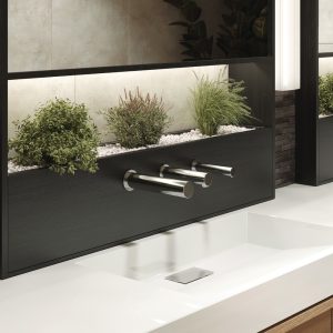 Tubular DP трио - Touch Free soap dispenser, touch free faucet and hi-speed hand dryer
