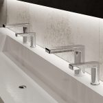 Boreal Автоматический дозатор жидкого мыла Boreal Duo - Boreal Touchless Deck Mounted Faucet & Touchless Soap Dispenser - Render 1