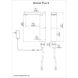 Boreal Plus E Dimensional Drawing
